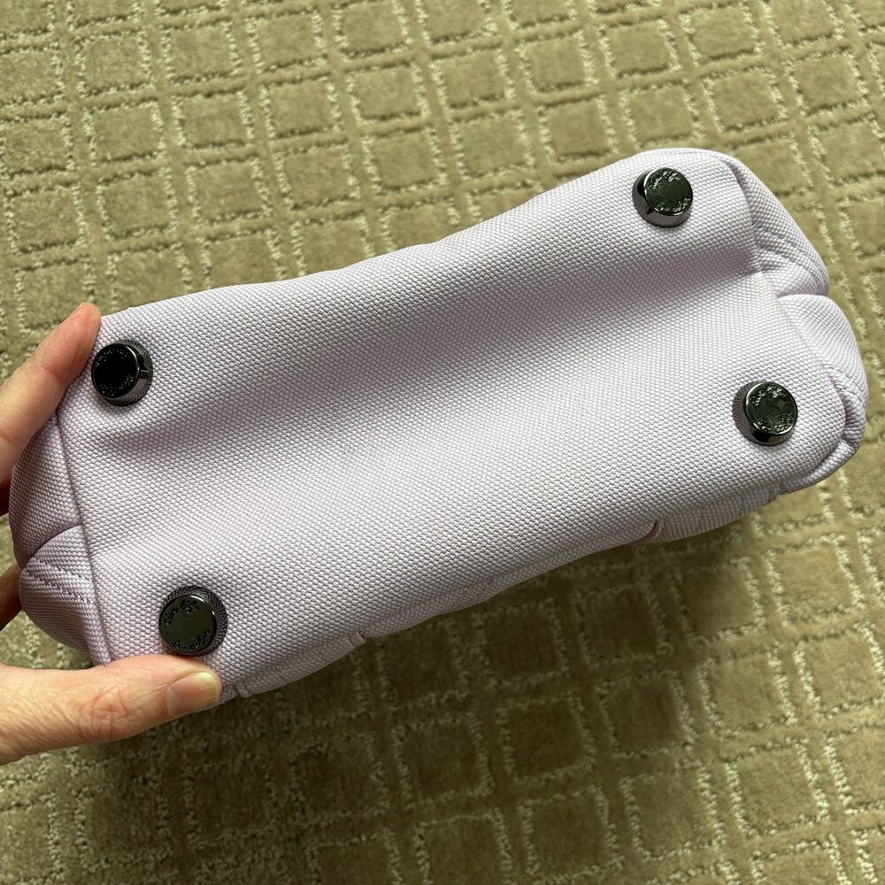 lug Quilted Light Pink Crossbody Tote with Removable Strap - Picture 6 of 9